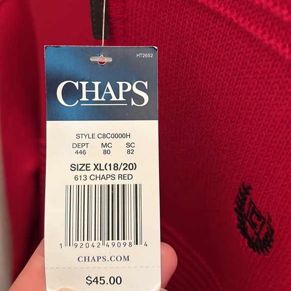 Chaps red pull over - Picture 4 of 4